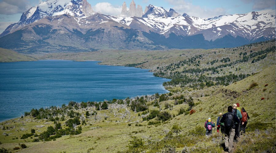Grupo en trekking - Parque Nacional Torres del Paine - Galería de fotos - Patagonia Blueprint